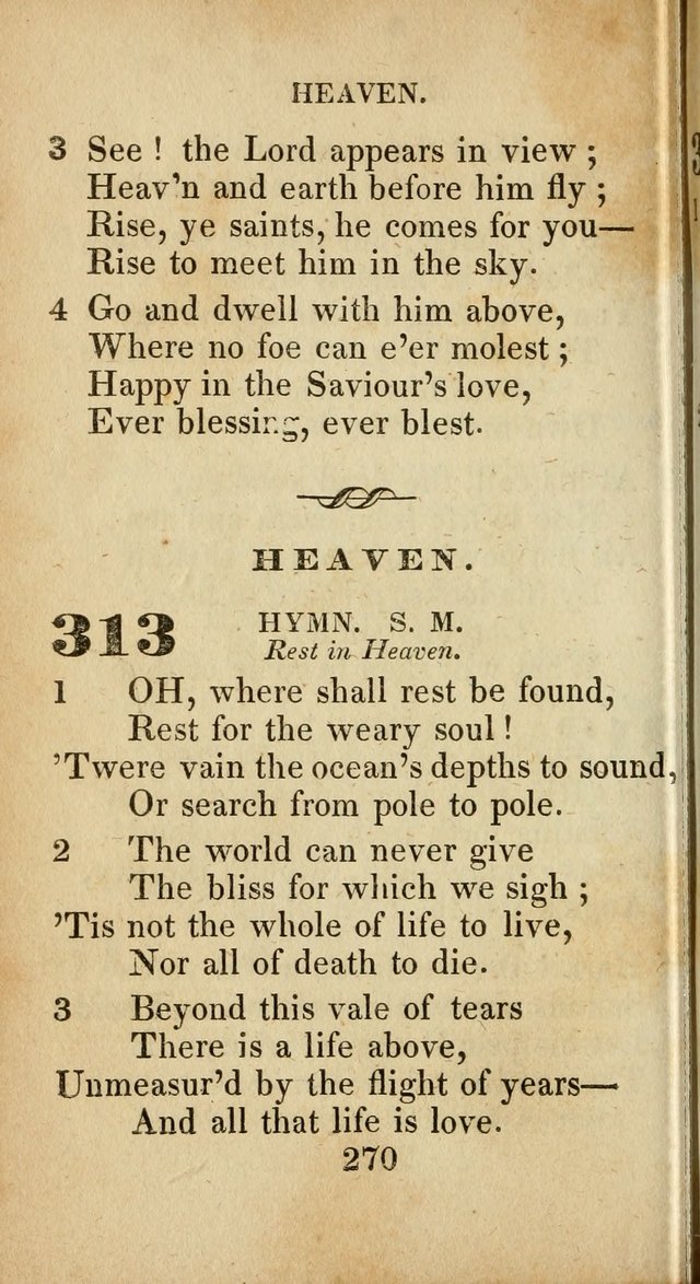 Sacred lyrics, or Select hymns: particularly adapted to revivals of religion, and intended as a supplement to Watts.  page 270