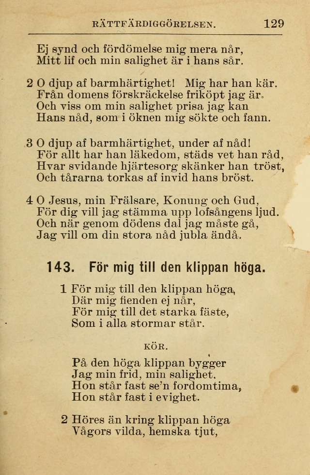 Söndagsskolbok: innehållande liturgi och sånger för söndagsskolan (Omarbetad uppl.) page 131