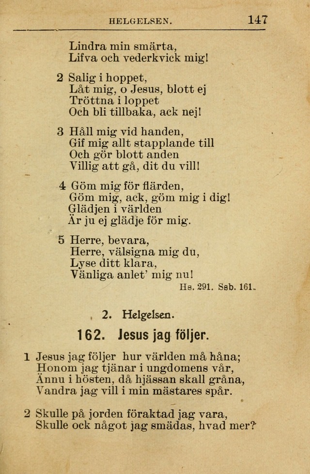 Söndagsskolbok: innehållande liturgi och sånger för söndagsskolan (Omarbetad uppl.) page 149