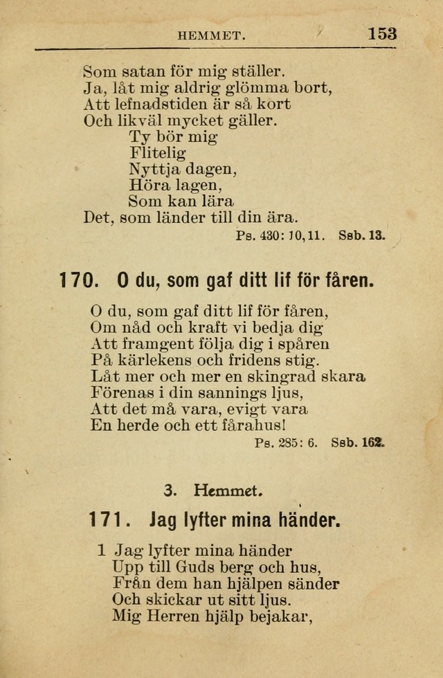 Söndagsskolbok: innehållande liturgi och sånger för söndagsskolan (Omarbetad uppl.) page 155