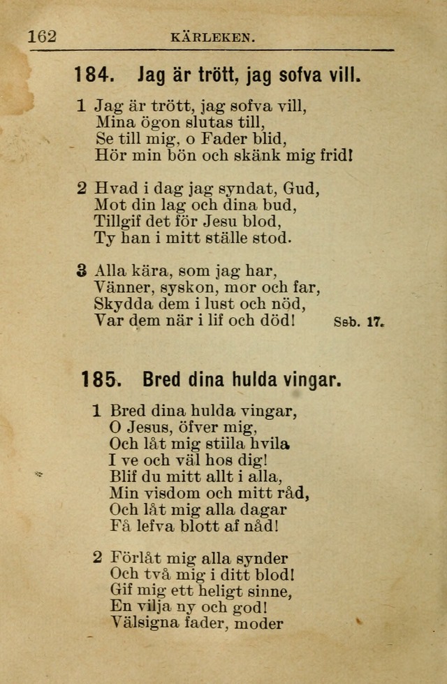 Söndagsskolbok: innehållande liturgi och sånger för söndagsskolan (Omarbetad uppl.) page 164