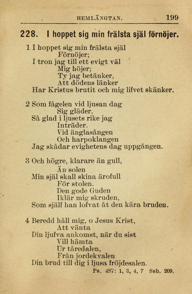 Söndagsskolbok: innehållande liturgi och sånger för söndagsskolan (Omarbetad uppl.) page 201