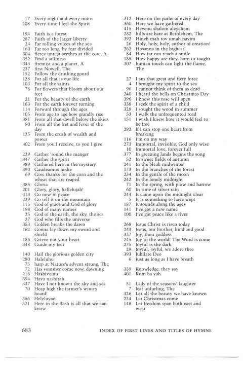 Singing the Living Tradition page 683