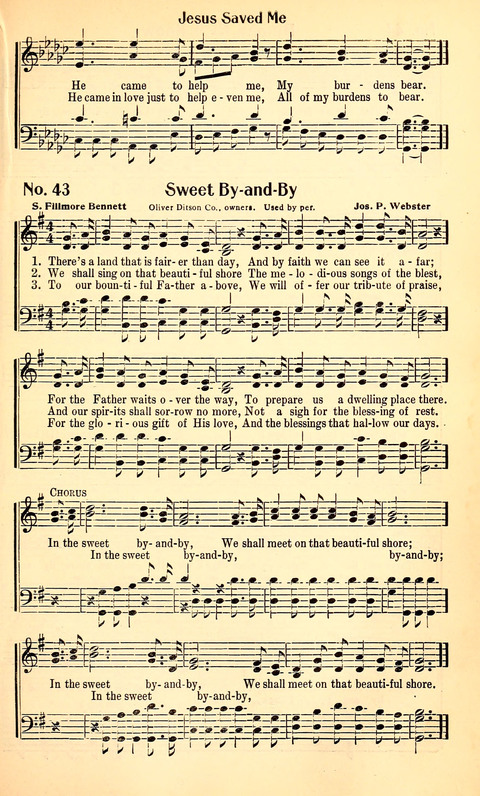 The Song-Land Way: a Collection of Choice Gospel Songs for Sunday Schools, Young People