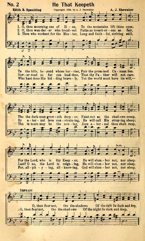 The Song-Land Way: a Collection of Choice Gospel Songs for Sunday Schools, Young People