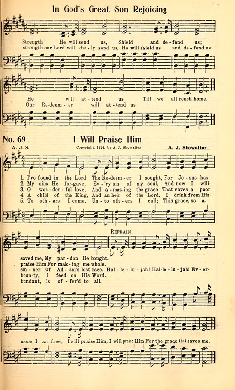 The Song-Land Way: a Collection of Choice Gospel Songs for Sunday Schools, Young People