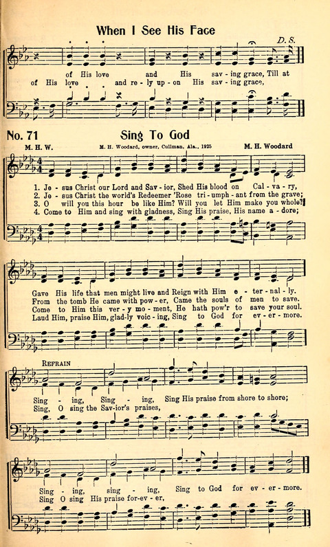 The Song-Land Way: a Collection of Choice Gospel Songs for Sunday Schools, Young People