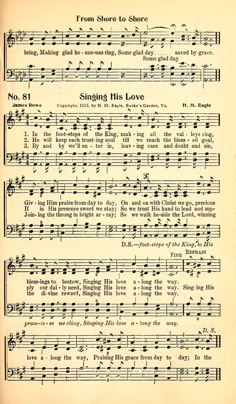 The Song-Land Way: a Collection of Choice Gospel Songs for Sunday Schools, Young People