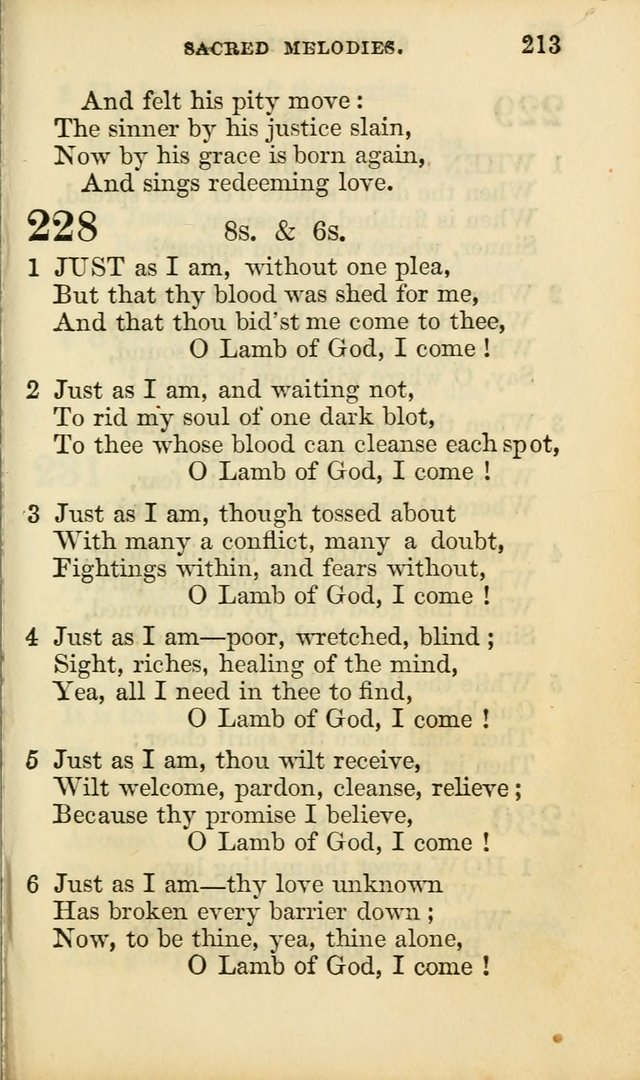Sacred Melodies for Conference and Prayer Meetings, and for Social and Private Devotion (13th ed.) page 212