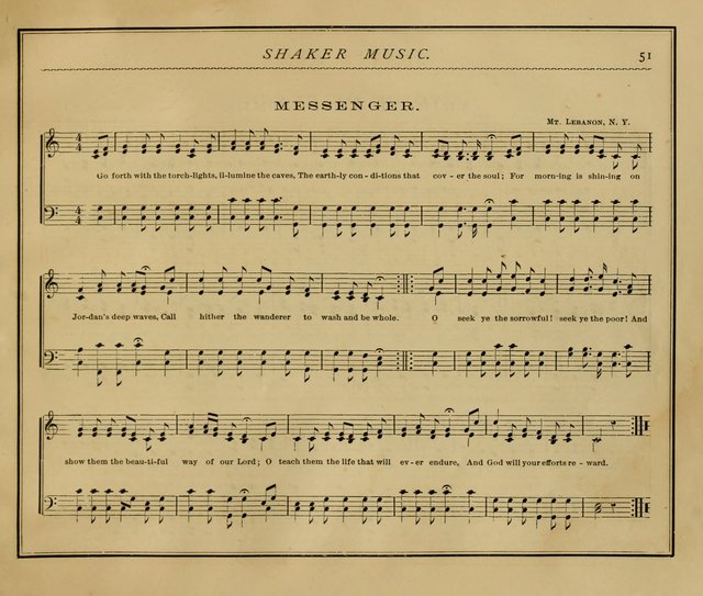 Shaker Music: Inspirational hymns and melodies illustrative of the resurrection life and testimoy of the shakers page 58