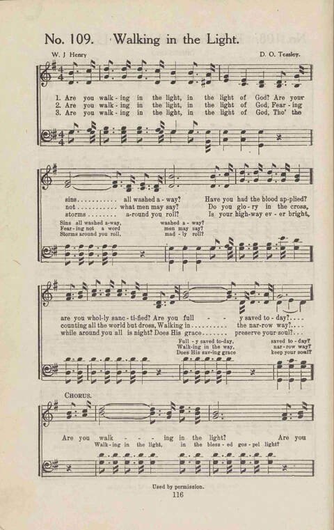 Sacred Melodies: a book of gospel songs for all departments of Christian work and worship page 116