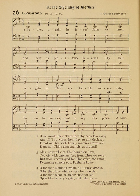 The Smaller Hymnal page 20