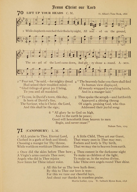 The Smaller Hymnal page 54