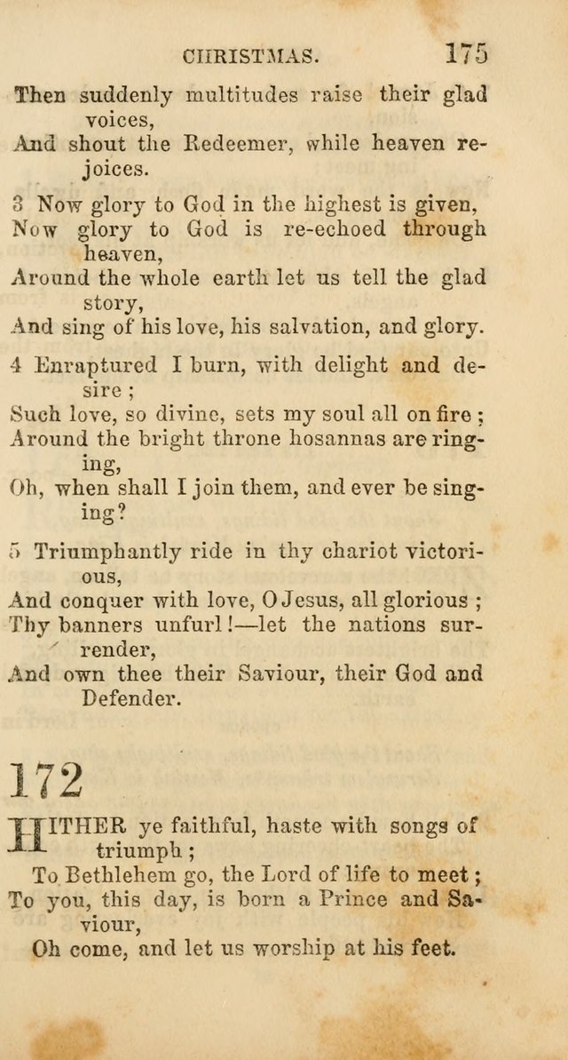 Select Melodies; Comprising the Best Hymns and Spiritual Songs in Common Use, and not generally found in standard church hymn-books: as also a number of original pieces, and translations from...German page 177