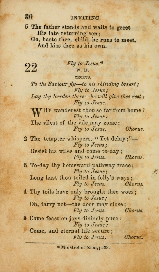 Select Melodies; Comprising the Best Hymns and Spiritual Songs in Common Use, and not generally found in standard church hymn-books: as also a number of original pieces, and translations from...German page 32