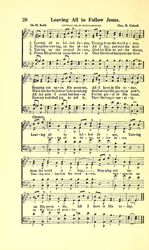 The Sheet Music of Heaven (Spiritual Song): The Mighty Triumphs of Sacred Song page 20