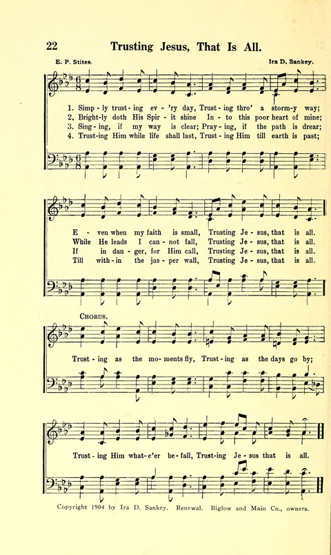 The Sheet Music of Heaven (Spiritual Song): The Mighty Triumphs of Sacred Song page 22