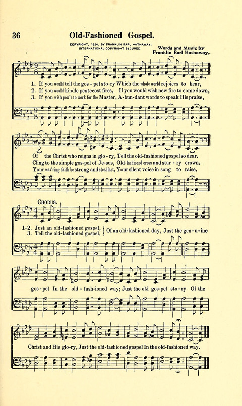 The Sheet Music of Heaven (Spiritual Song): The Mighty Triumphs of Sacred Song page 35