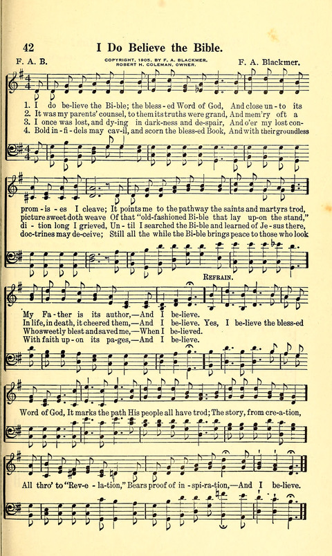 The Sheet Music of Heaven (Spiritual Song): The Mighty Triumphs of Sacred Song page 41
