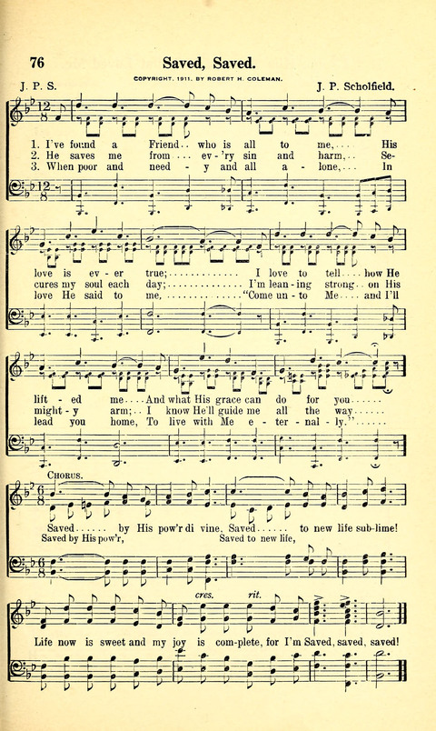 The Sheet Music of Heaven (Spiritual Song): The Mighty Triumphs of Sacred Song page 73
