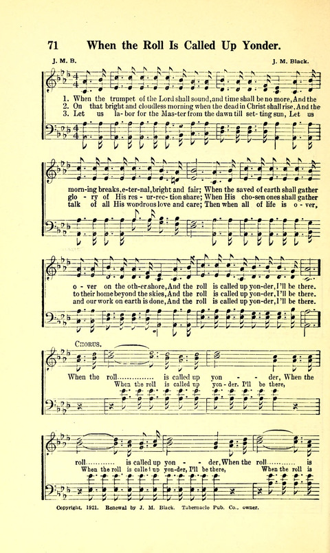 The Sheet Music of Heaven (Spiritual Song): The Mighty Triumphs of Sacred Song. (Second Edition) page 112