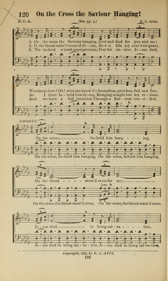 Sacred Melodies Nos.1 and 2 combined: As used by Evangelist H. W. Brown and others, in Gospel Meetings and other religious services page 102