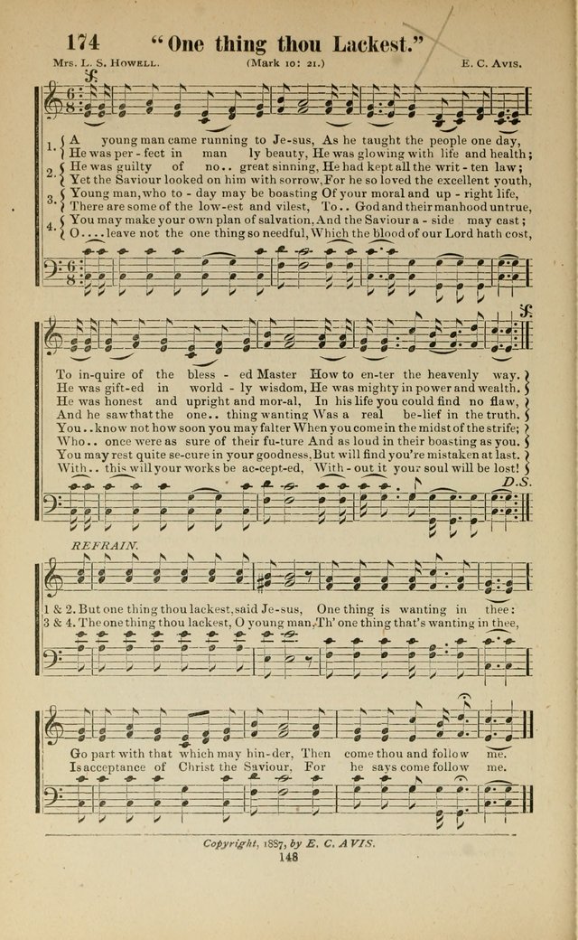 Sacred Melodies Nos.1 and 2 combined: As used by Evangelist H. W. Brown and others, in Gospel Meetings and other religious services page 148