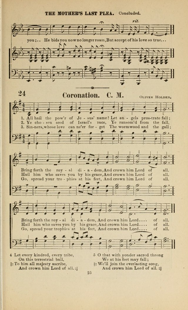 Sacred Melodies Nos.1 and 2 combined: As used by Evangelist H. W. Brown and others, in Gospel Meetings and other religious services page 25
