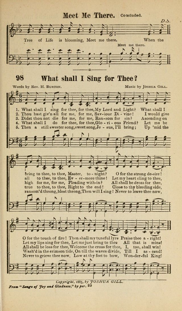 Sacred Melodies Nos.1 and 2 combined: As used by Evangelist H. W. Brown and others, in Gospel Meetings and other religious services page 89