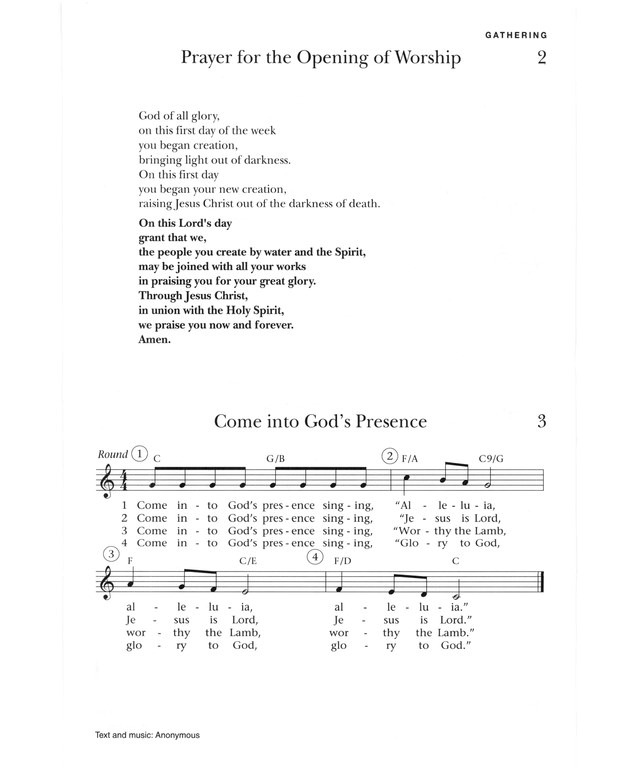 Sing! A New Creation page 2