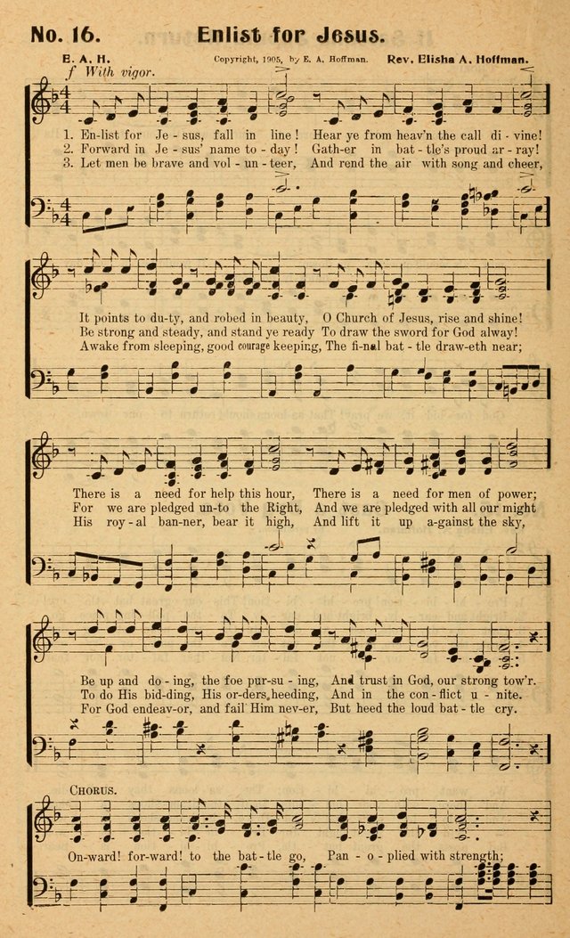 Songs of the New Crusade: a collection of stirring twentieth century temperance songs page 16