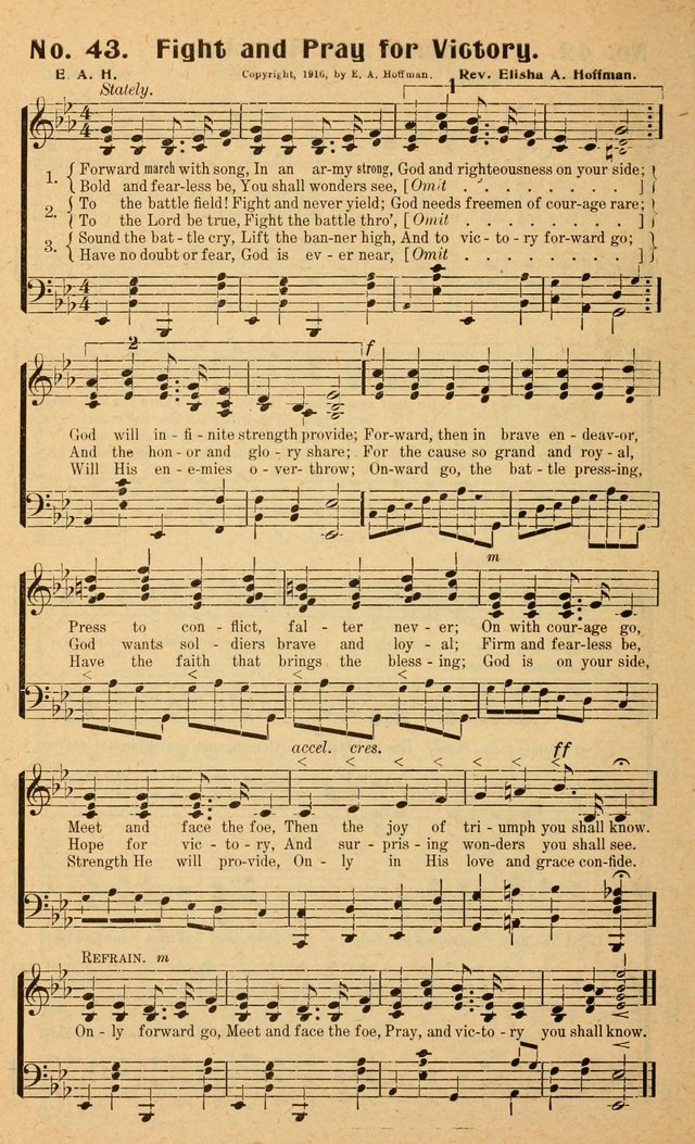 Songs of the New Crusade: a collection of stirring twentieth century temperance songs page 46