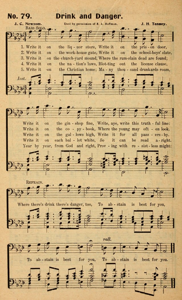 Songs of the New Crusade: a collection of stirring twentieth century temperance songs page 80