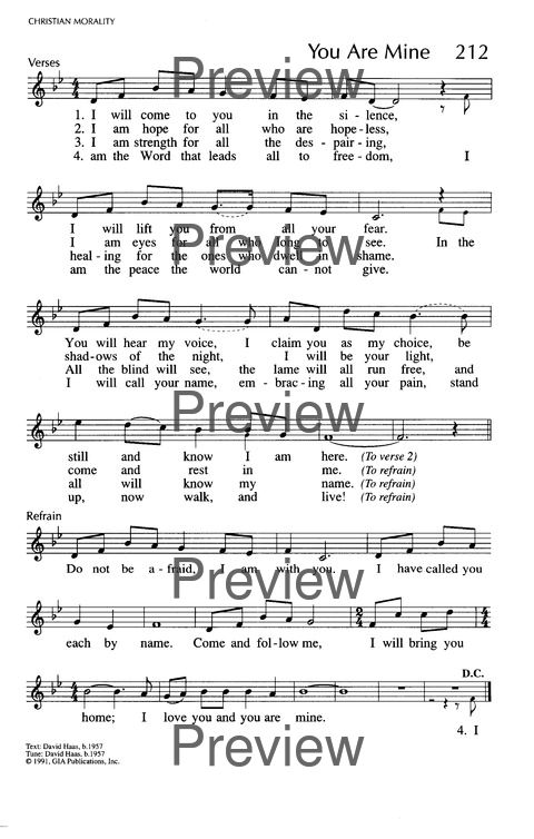 Singing Our Faith: a hymnal for young Catholics page 123