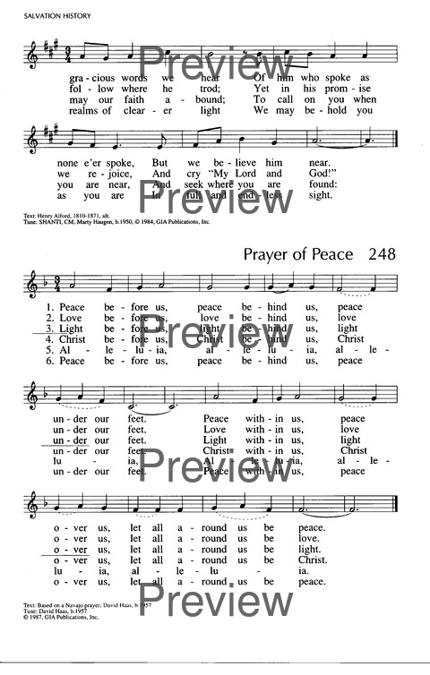 Singing Our Faith: a hymnal for young Catholics page 153