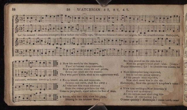 Songs of Zion: being a small collection of tunes, principally original; with appropriate lines, adapted to divine worship page 20