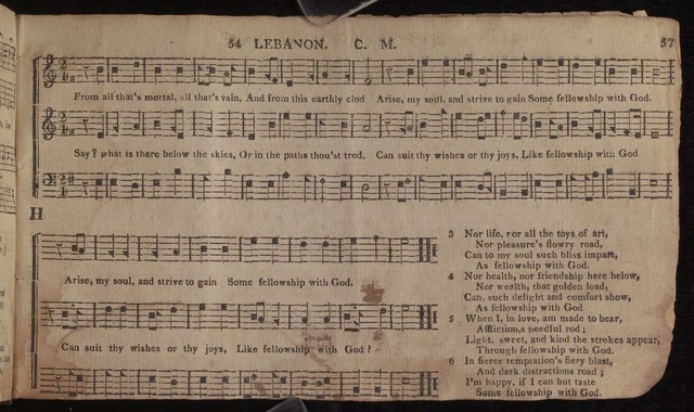 Songs of Zion: being a small collection of tunes, principally original; with appropriate lines, adapted to divine worship page 52
