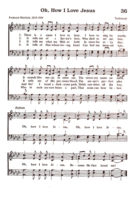 Songs of Zion 36. There is a name I love to hear | Hymnary.org