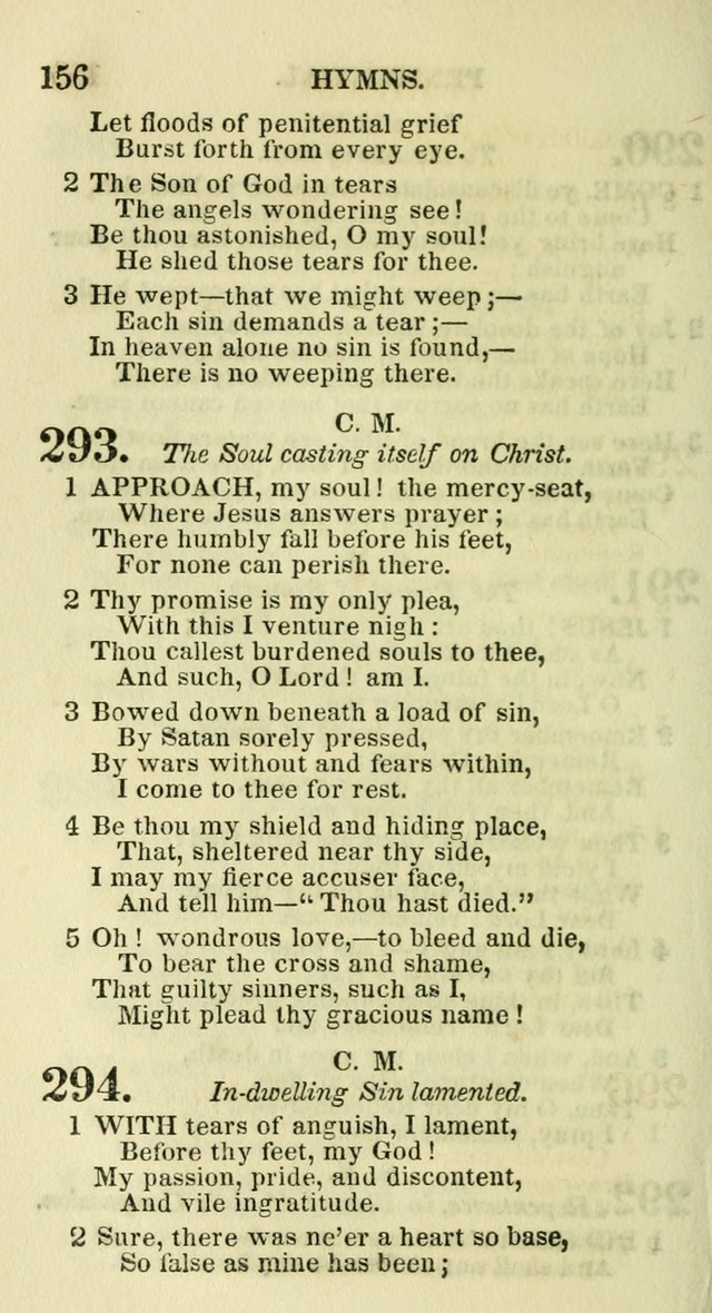 Social Psalmist: or hymns, selected for the private use and social meetings of evangelical Christians page 162