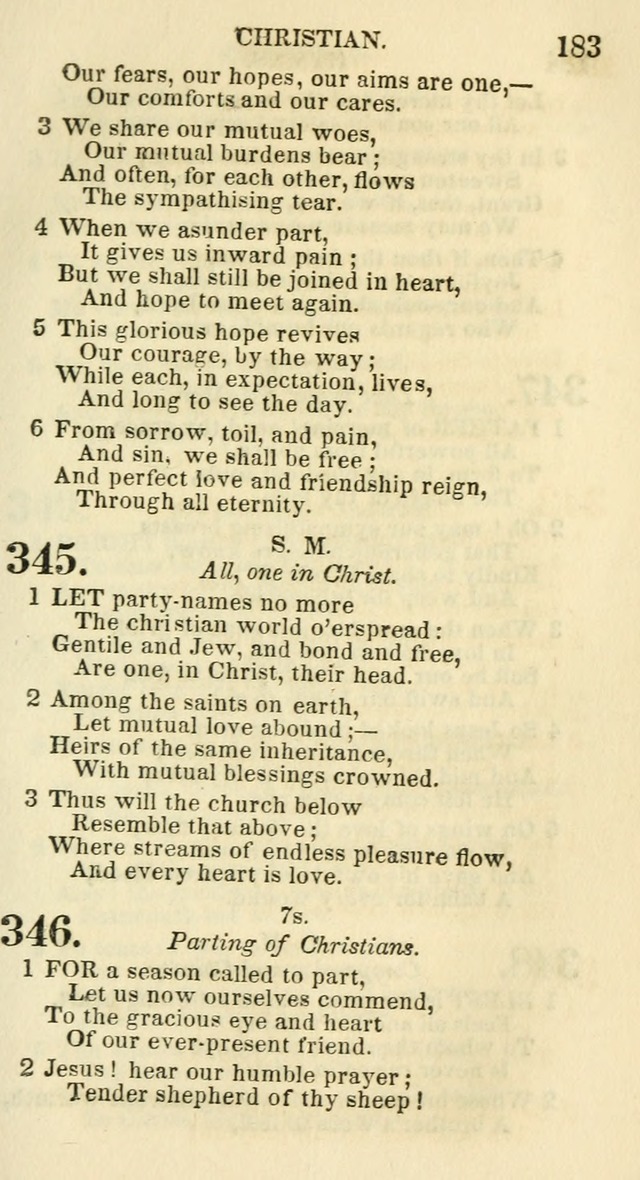 Social Psalmist: or hymns, selected for the private use and social meetings of evangelical Christians page 189