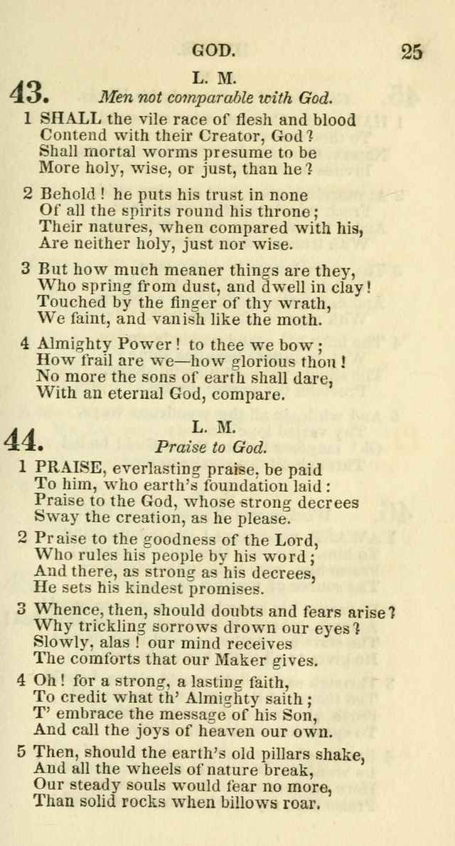 Social Psalmist: or hymns, selected for the private use and social meetings of evangelical Christians page 27