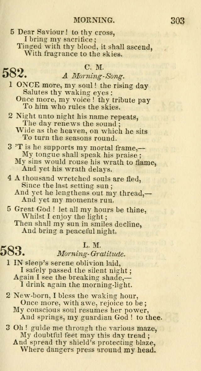 Social Psalmist: or hymns, selected for the private use and social meetings of evangelical Christians page 319