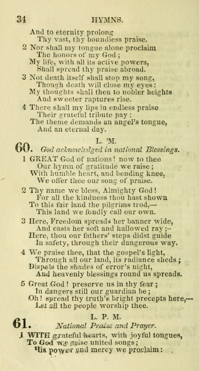 Social Psalmist: or hymns, selected for the private use and social meetings of evangelical Christians page 36