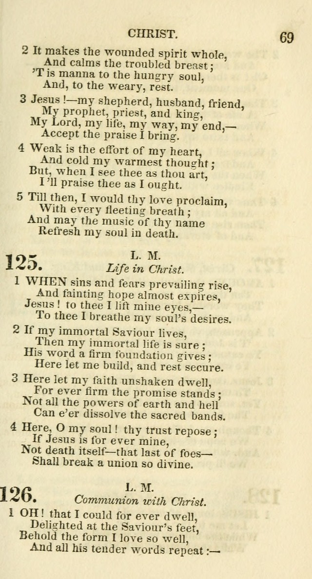Social Psalmist: or hymns, selected for the private use and social meetings of evangelical Christians page 71
