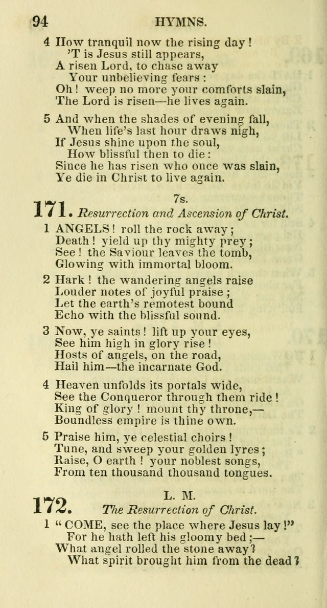 Social Psalmist: or hymns, selected for the private use and social meetings of evangelical Christians page 98