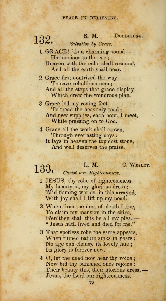 The Social Psalmist: a new selection of hymns for conference meetings and family worship page 70