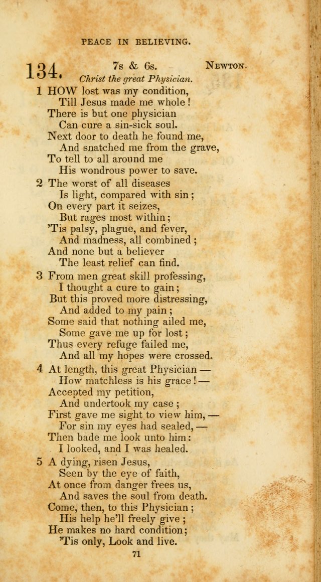The Social Psalmist: a new selection of hymns for conference meetings and family worship page 71