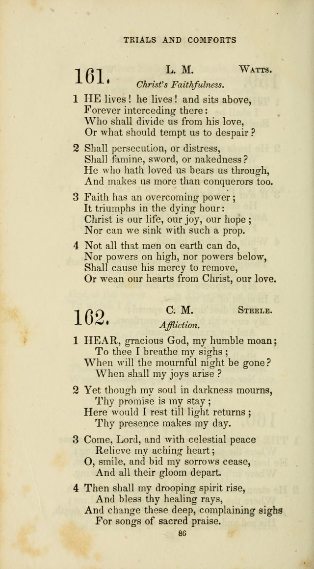 The Social Psalmist: a new selection of hymns for conference meetings and family worship page 86