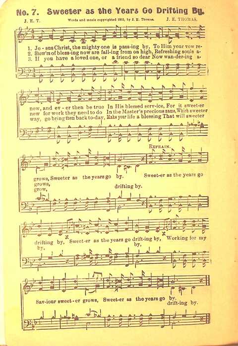 Song Praise: for Sunday school, revival and young people