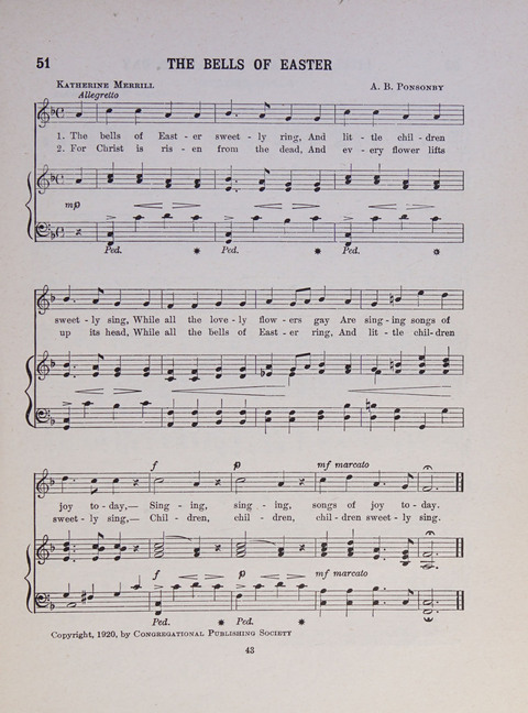 Song and Play for Children: for Sunday and weekday use page 43